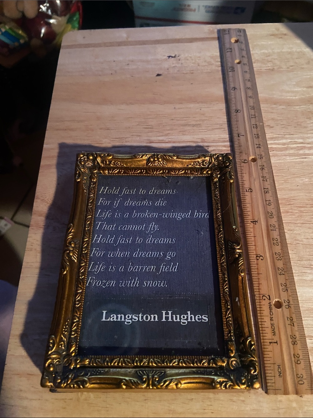 Ornate Gold Decorative Picture Frame - Gold